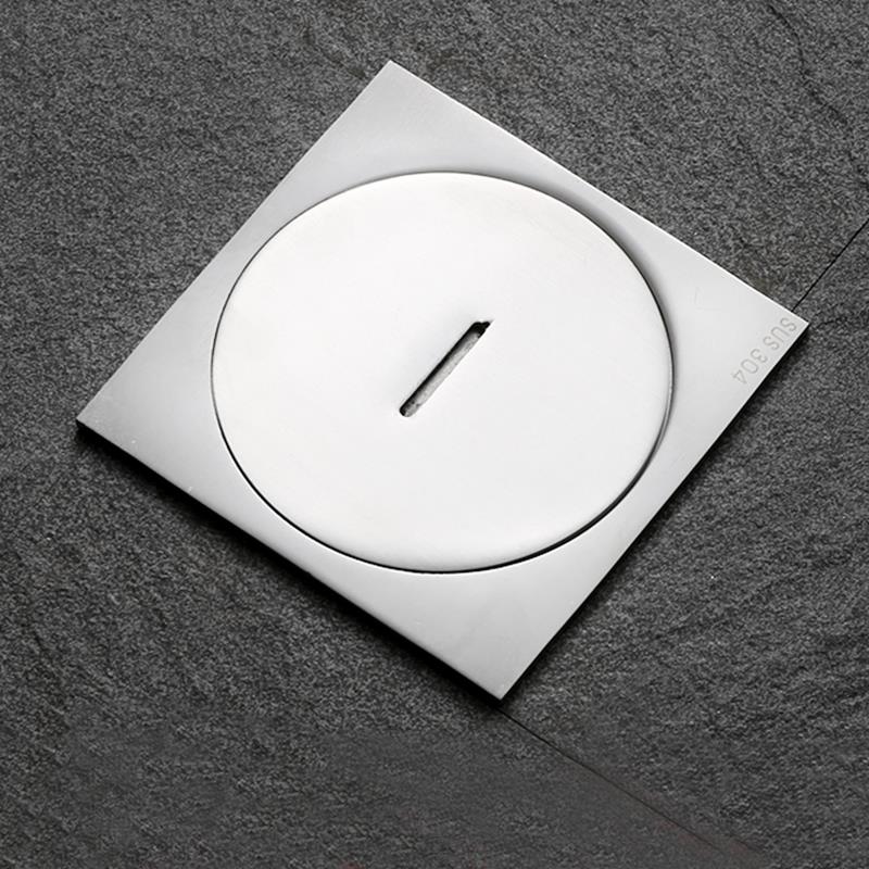 304不锈钢清扫口DN110地面检修口DN75堵头鱼池地漏密闭扫除口DN50