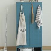 扫地机器人收纳柜适配云鲸科沃斯石头追觅清洁保洁柜吸尘器家政柜