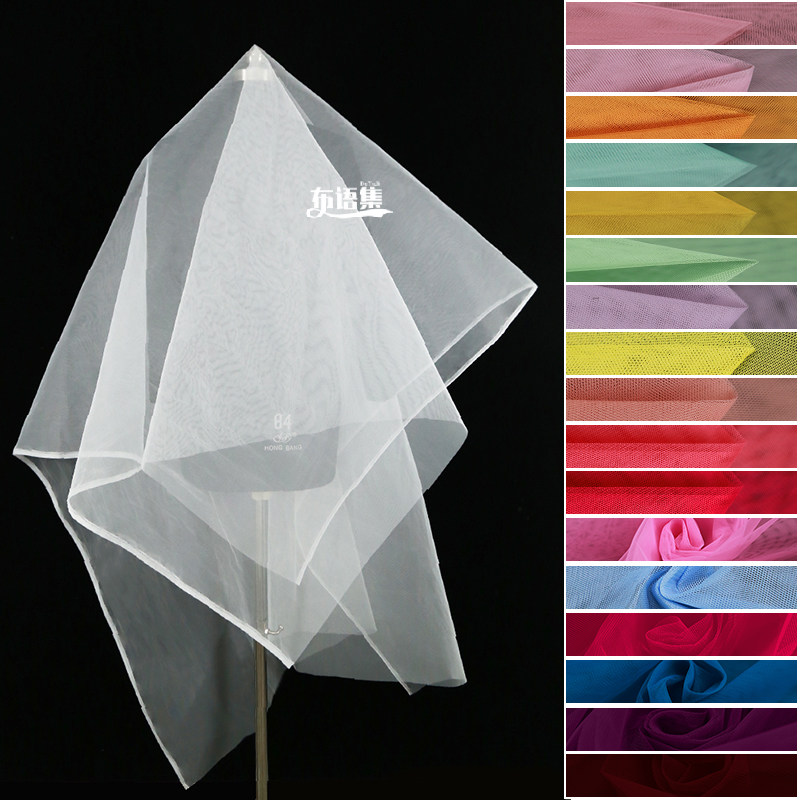 硬网纱蓬蓬裙毕业设计造型布料