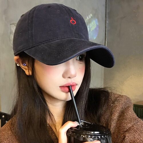 35格帽饰三五藏青色刺绣