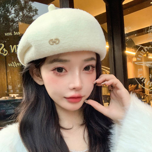 35格帽饰三五子女韩版毛