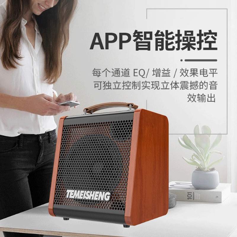 特美声JT06-53户外手提音响吉他乐器演奏弹唱音箱演出直播一体机
