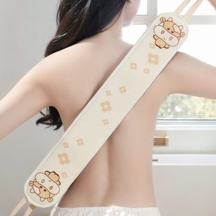 搓泥神器强力女士条洗澡巾搓背搓澡巾长条专用双面拉背带后背擦拉