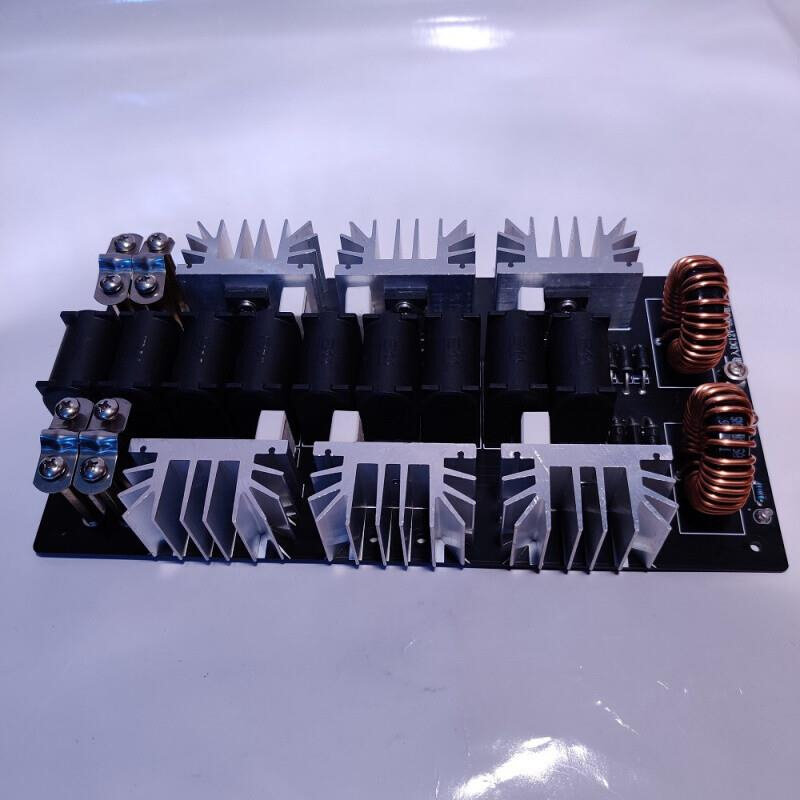 管6zvs高频电磁感应加热机2500瓦冶炼熔金淬火热处理diy套件感应