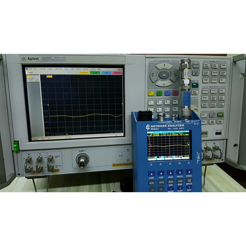 KC901V矢量网络分析仪天馈线测试器驻波表频谱场强信号源9k-7G