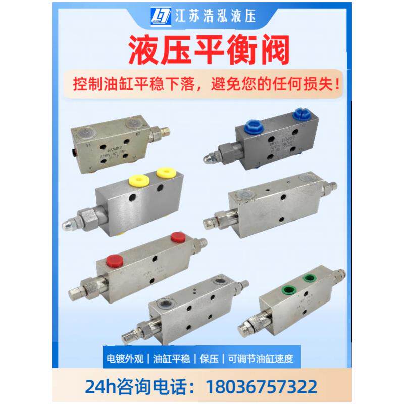 液压双向平衡阀25160 25220 25330 af bf工程吊车液压锁油缸止阀