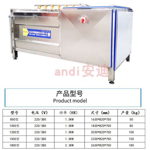 商用中药材清洗机l桔梗清洗生姜去泥清洗机萝卜去泥去皮毛辊清洗