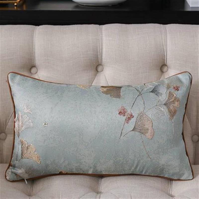 新中式抱枕套子45x45不含枕芯靠枕客厅轻奢沙发靠垫睡觉腰枕定制