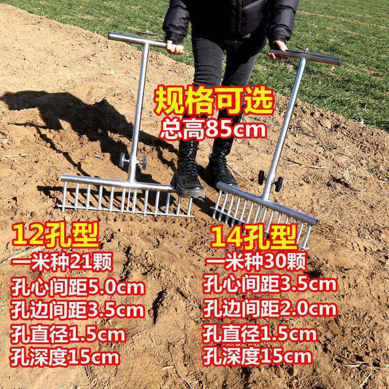 速发栽葱神器种葱叉n子葱移栽机器洋葱插葱工具打洞眼农用种菜打