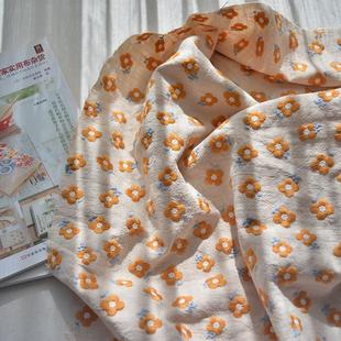 田园风棉麻刺绣花卉布料沙发抱枕套服装 新款 盖R布门帘桌布面料子