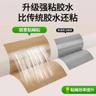 苍蝇贴强力粘苍蝇纸粘蝇板药沾蚊杀手捕捉器灭蝇子工具一扫光家用