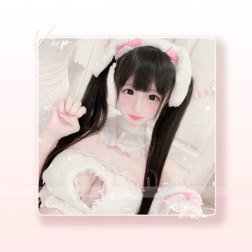 定制po星私定星萌妹可爱萝莉双马尾粉白甜美化圈少女真人定制头像