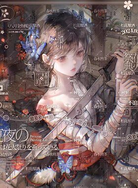 1750张清晰无水印 蛋黄阿龙图包 原创头像 会专 古风厚涂女生A126