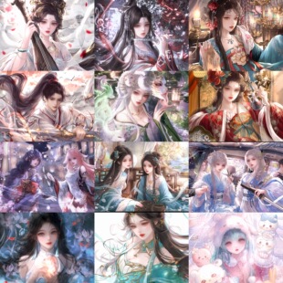 3799张 铱铱会专合集图包 动漫插画头像扭蛋原创圈直购高清无水印