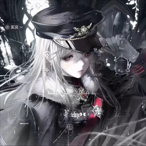 抱盒70张送动图执行官扭蛋七七摸鱼机女生头像原创直购高清无水印