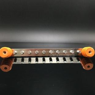 厂家十位零排套10孔加长加厚420mm宽M8接零线排铜排电箱接线端子
