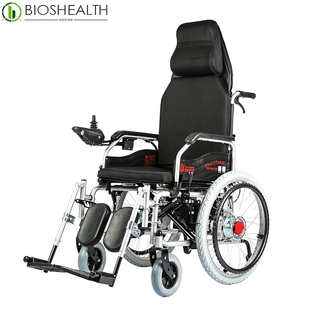 吉芮302厂家直发电动轮椅车老人残疾人智能全自动折叠轻便轮椅可