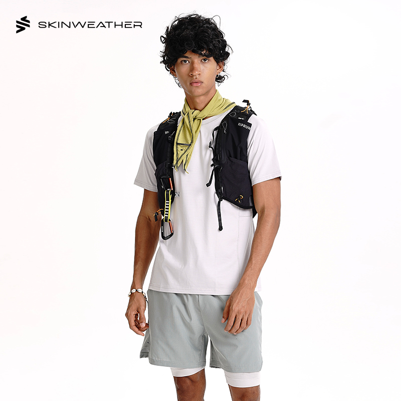 体表气候 机洗澳洲美利奴羊毛速干衣短袖T恤户外上衣运动跑步男女