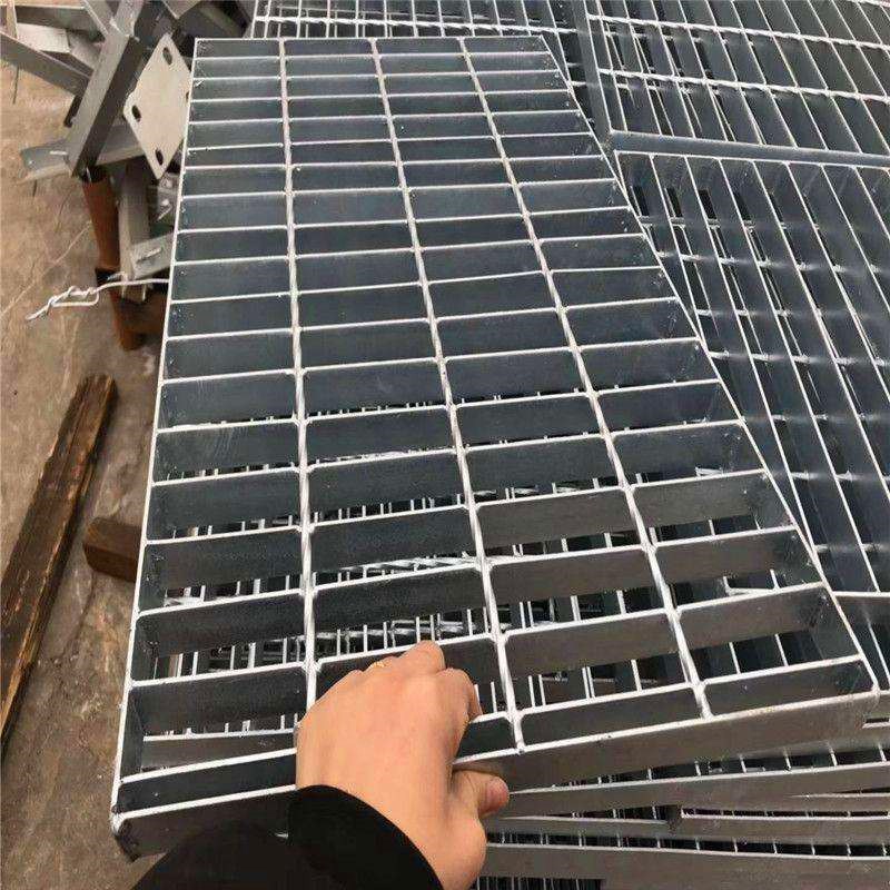 热镀锌钢格板电厂平台钢t格栅板插接格栅板楼梯下水道沟盖板镀锌