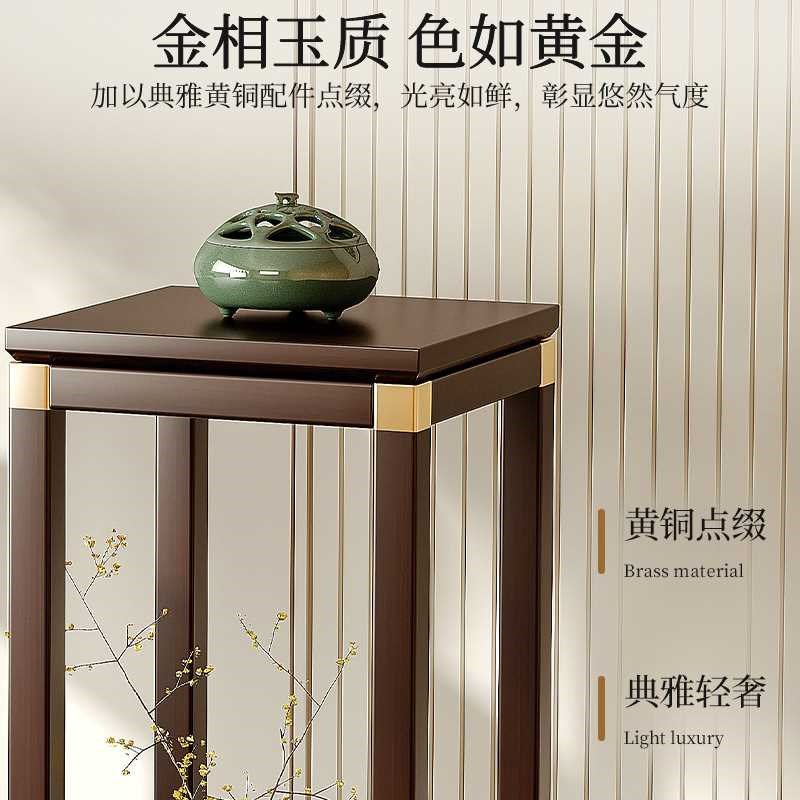 新中式实木花盆架室内花s架子客厅落地式盆景植物摆放架阳台置物