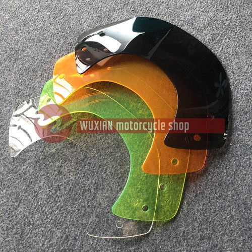 适用于三a阳飞度四/fiddle4/3改装复古款前风挡板黑色竞技挡风玻