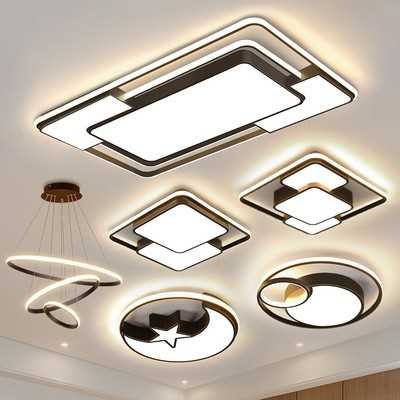 LED吸顶灯新款客厅卧室灯北欧风简约现代吊灯具套餐组合三室两厅