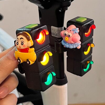 适用美利达勇者500D/勇者300DS公爵600/300S自行车尾灯夜间警示灯
