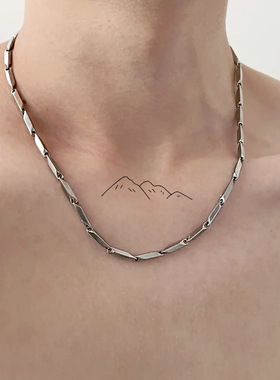 柒次方钛钢项链不掉色