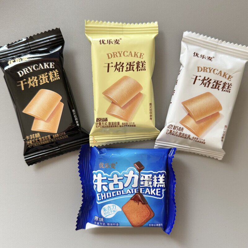 干烙蛋糕麦香奶香焦褐可可朱古力多口味囤货零食户外干粮饼干茶点