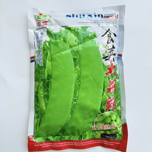 食荚大菜豌种子荷兰豆甜脆豌碗豆角种籽四川秋冬季田园蔬菜孑