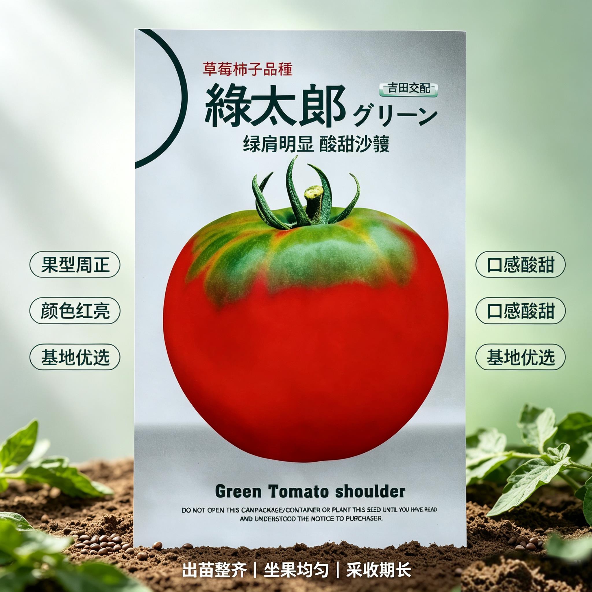 绿太郎绿草莓柿子种子水果番茄露地保护地冬季春季秋季酸甜园艺