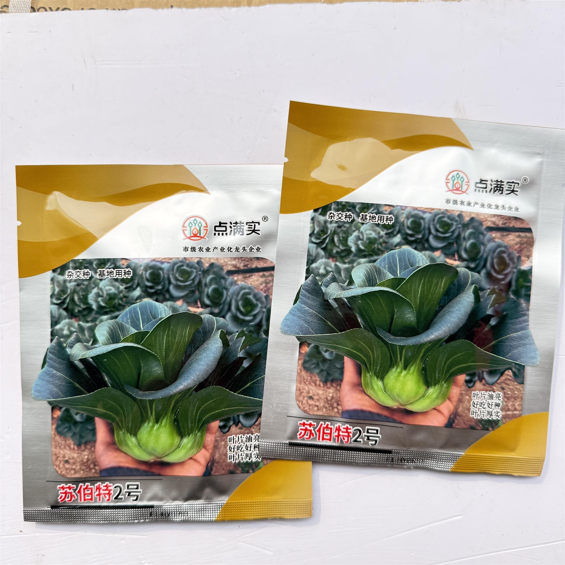 苏伯特2号杂交黑叶苏州青种籽高产耐寒矮箕油亮苏州青黑菜种子