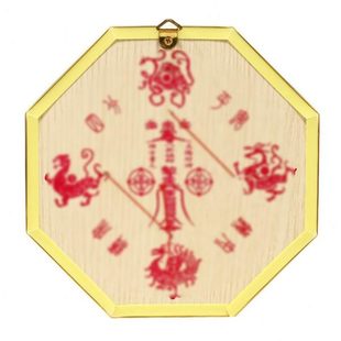 工艺品挂件家居饰品挂饰八卦镜摆件边金罗盘