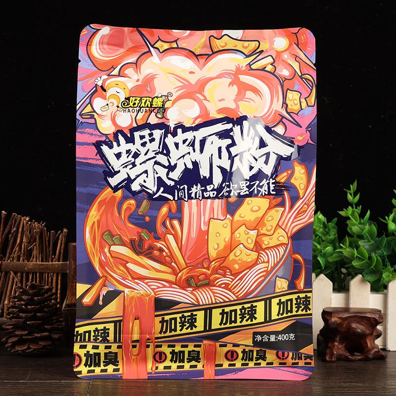 好欢螺螺蛳粉400g广西柳州特产干米粉带汤料包加臭加辣香辣螺丝粉图片