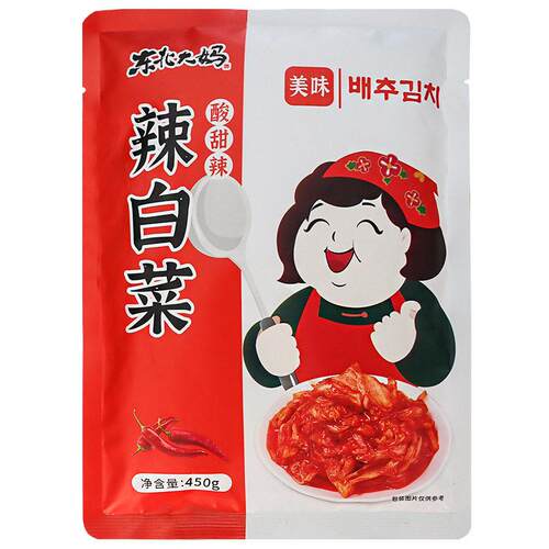 东北大妈韩式辣白菜500g泡菜小咸菜下饭菜方便速食腌制朝鲜拌菜