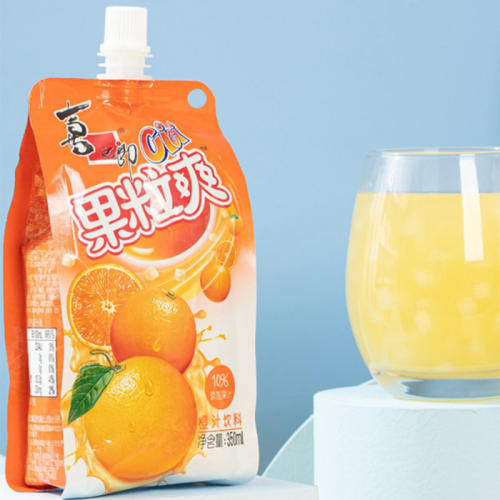 果粒爽350g果汁吸吸冻果冻爽整箱儿童学生蒟蒻网红休闲小零食包邮