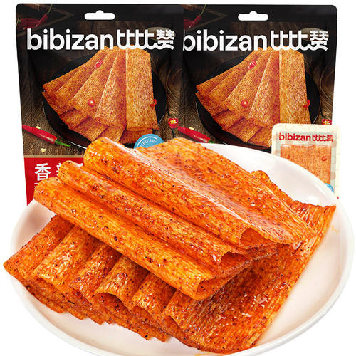比比-赞香辣片老式辣条小包装90回忆网红怀旧小零食小吃休闲食品