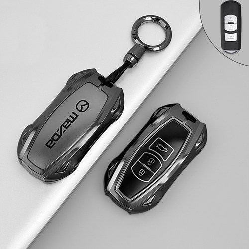 适用马自达昂克赛拉钥匙套CX4阿特兹CX5马3创意汽车包高档壳扣男