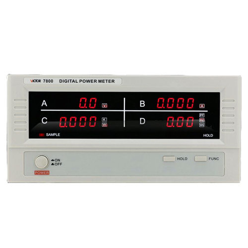 VICTOR仪器智能电量测量仪VC7800/7801/7840功率计带报警测量