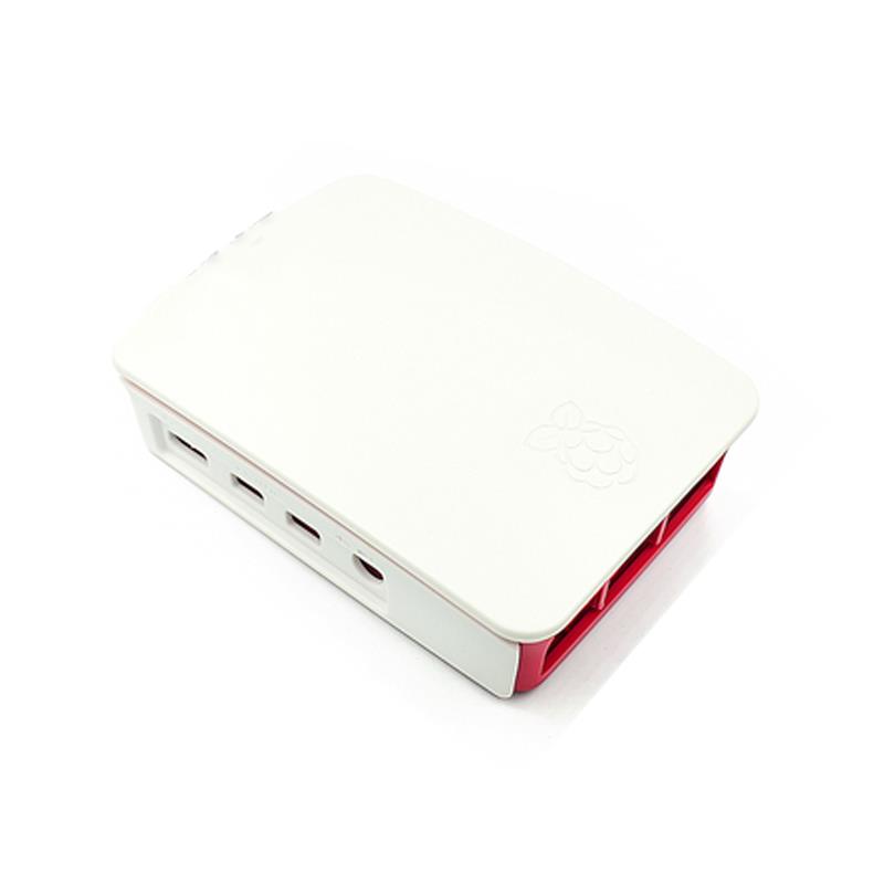 树莓派4代 红白ABS塑料外壳 Raspberry pi 3B+/4B CASE散热保护壳