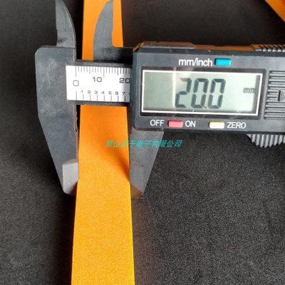 正千EVA泡棉定位条橙色高弹长条过桥海绵胶条泡沫垫带胶自粘3/6mm