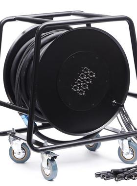 cat6超六类网线成品信号线多通道电缆车8通道网线舞台电缆车外贸