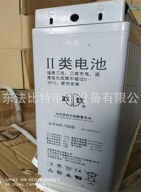 双登蓄电池6-FMX-100B狭长型12V100Ah电力系统通信机房6-FMX-100B