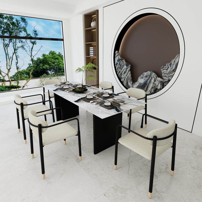轻奢大理石餐桌长方形新中式实木餐桌椅组合家用饭桌岩板现代简约,金属材料及制品,金属加工件/五金加工件,淘宝优惠券,粉丝福利购,淘宝优惠卷