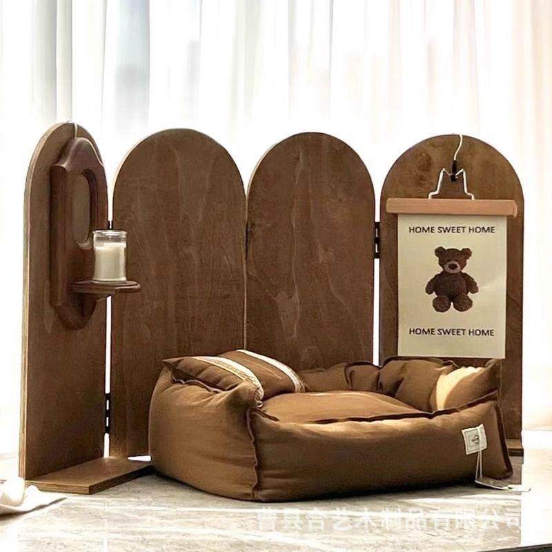 北欧风木质屏风儿童房隔断装饰背景板工作室装饰折叠隔断摄影道具,电子/电工,接线端子,淘宝优惠券,粉丝福利购,淘宝优惠卷