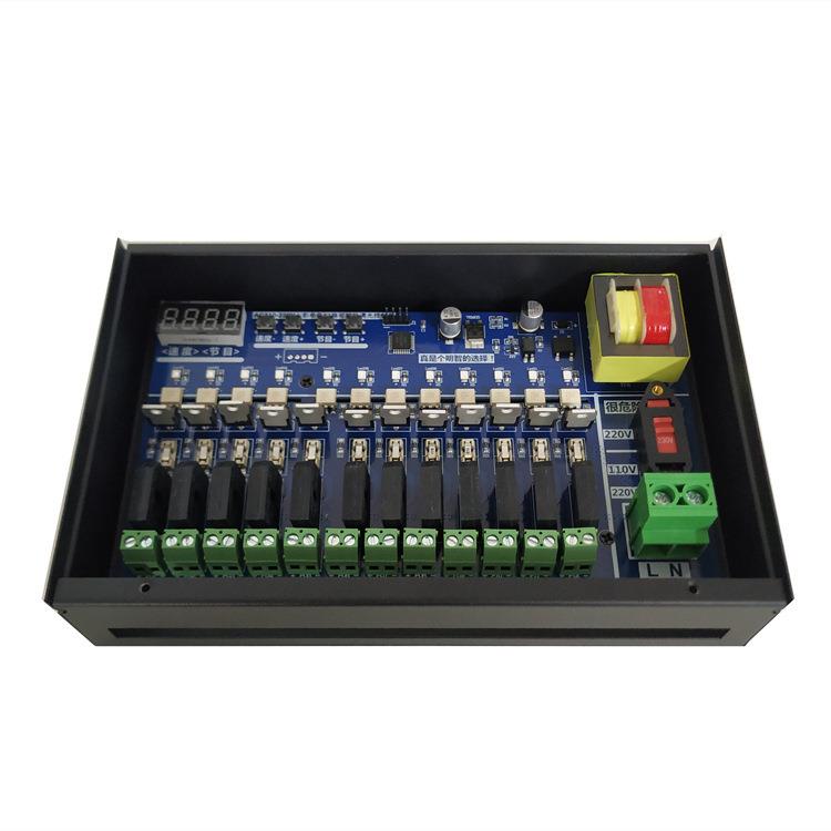 LED单色七彩RGB高压220V软灯带霓虹灯跑马流水控制器同步12路X20