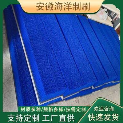 厂家生产定 做PVC毛刷板条型刷PP板刷工业机械密封塑料毛刷条