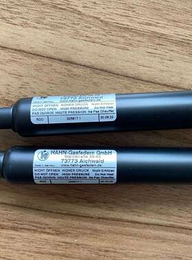 HAHN Gasfedern G 08 19 0050 1 0211 WG30 AB11 00600N 球形接头