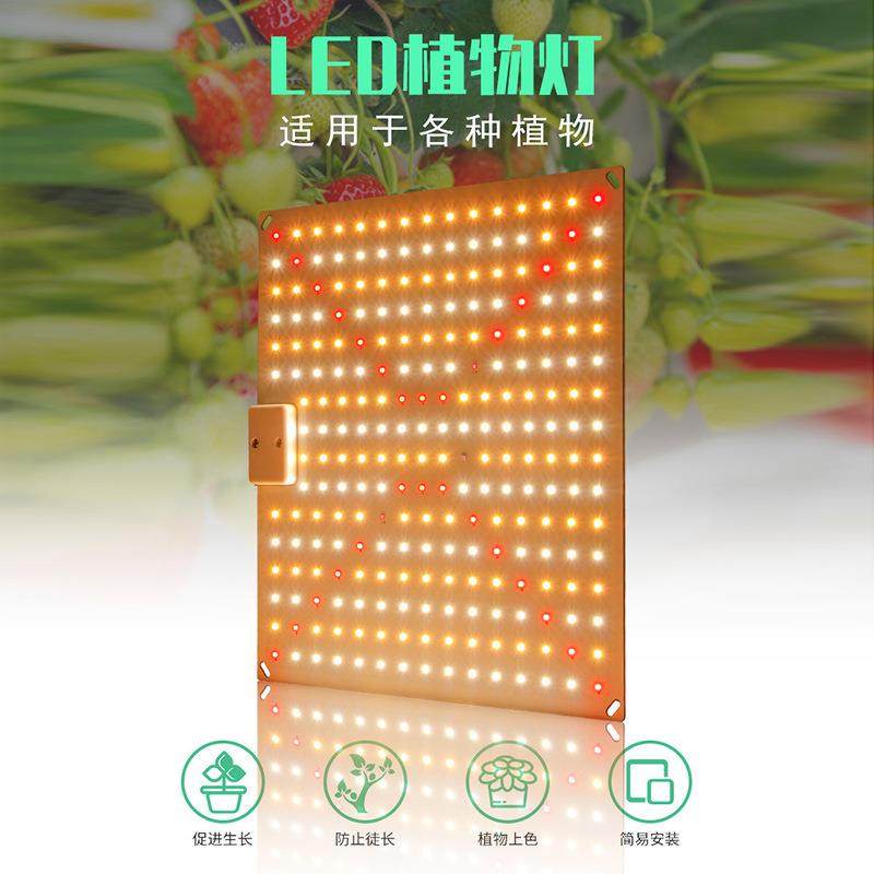 跨境热销LED植物生长灯育苗补光灯红蓝光谱室内种植量子板植物灯