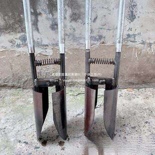 挖土神器挖硬土夹锹对锨掏土挖电线杆洞神器挖树坑洛阳铲打洞移苗